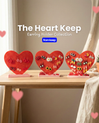 Valentine's Special - Heart Keep Earring Display & Earring Set