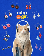 Retro Nostalgic Girl 10 Earrings Bundle