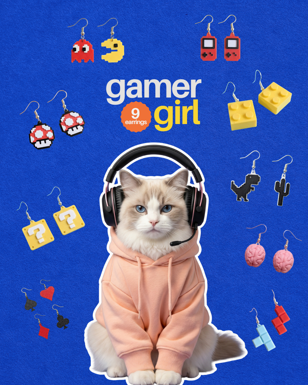 Gamer Girl 10 Earrings Bundle