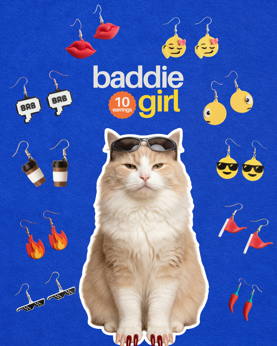 Baddie Girl 10 Earrings Bundle
