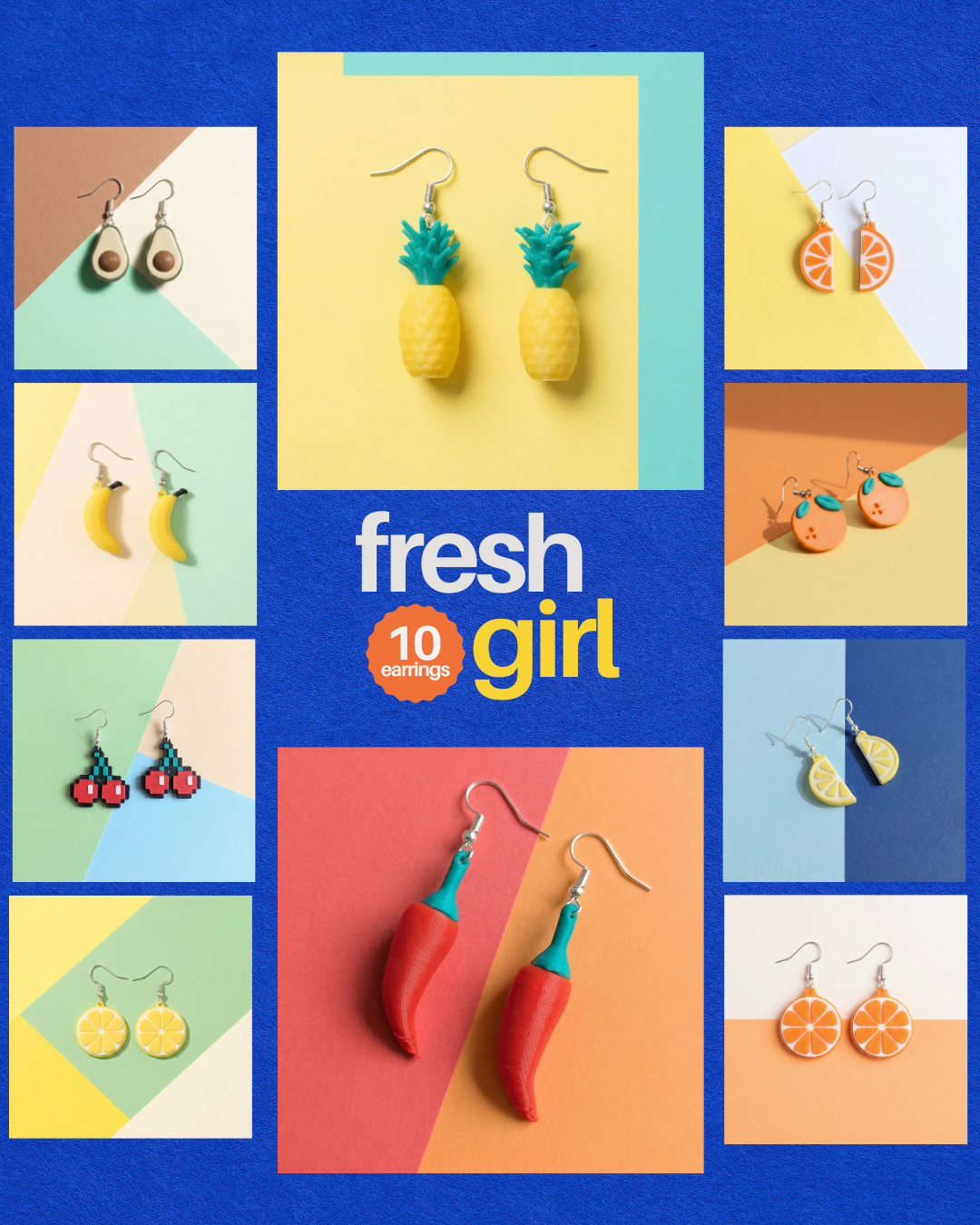 Fresh Girl 10 Earrings Bundle