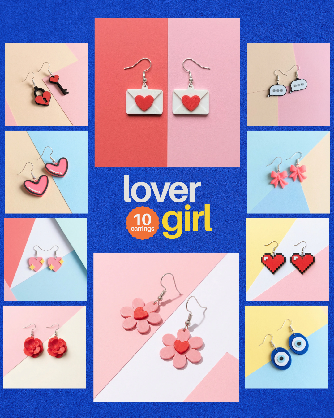 Lover Girl 10 Earrings Bundle