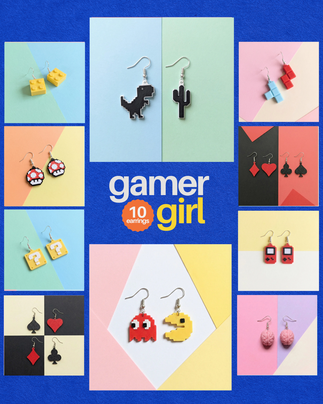 Gamer Girl 10 Earrings Bundle