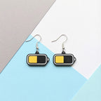 50% Battery Earrings