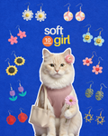 Soft Flower Girl 10 Earrings Bundle