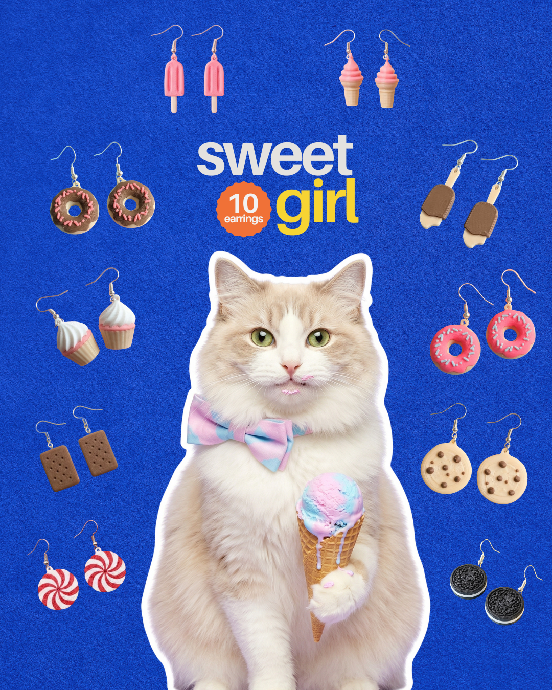 Sweet Girl 10 Earrings Bundle
