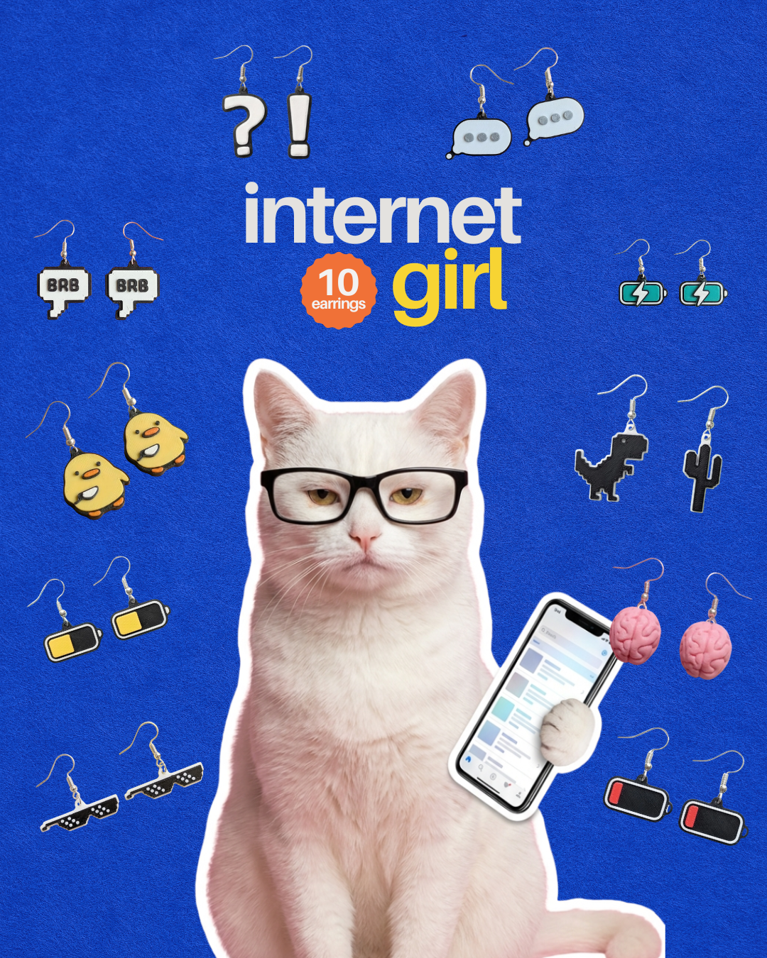 Internet Girl 10 Earrings Bundle