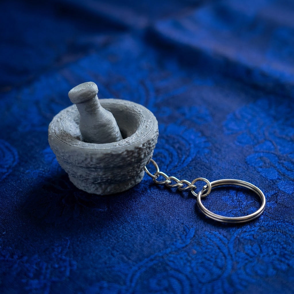 Aattu Ural Keychain (Traditional Grinder)