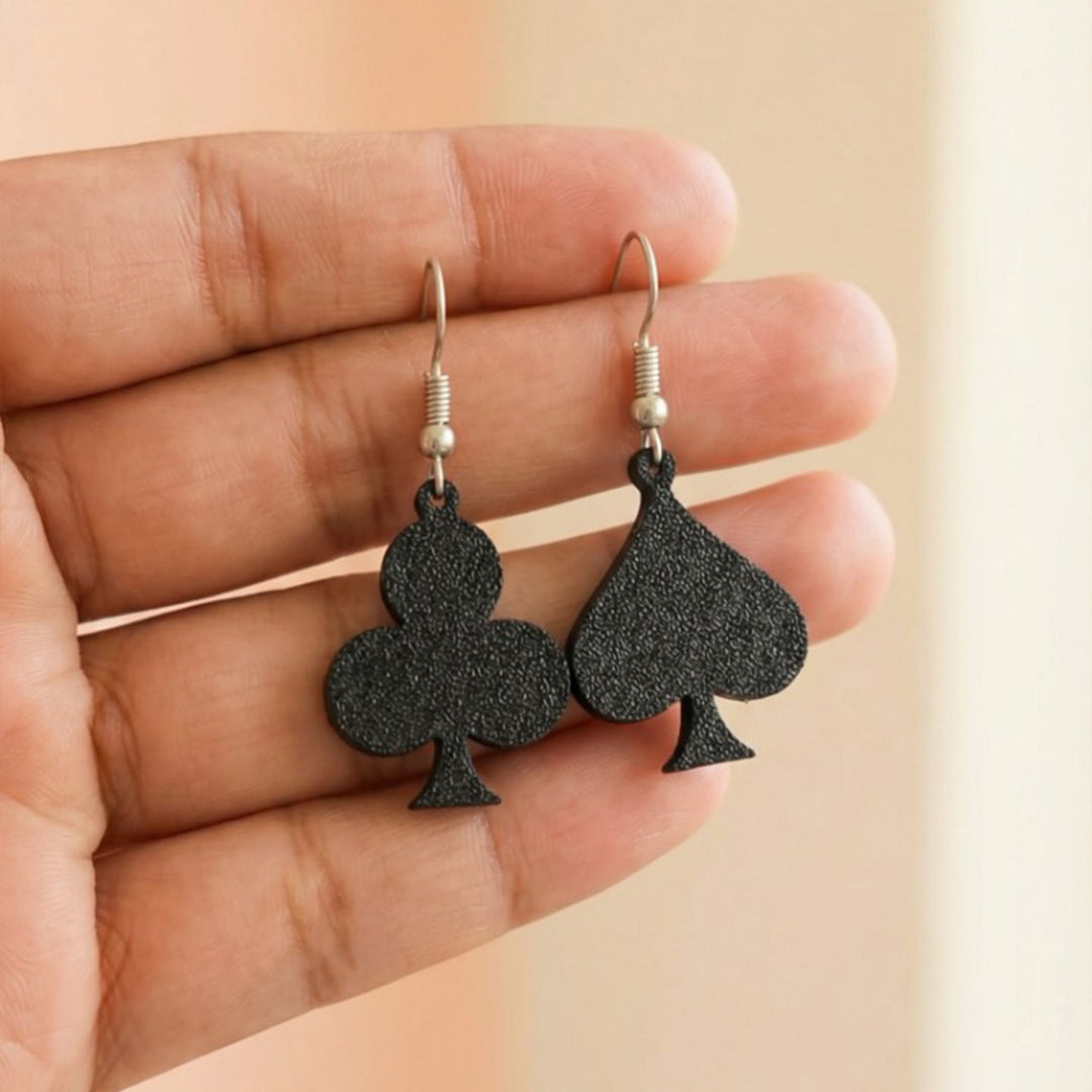 Ace Card Earrings