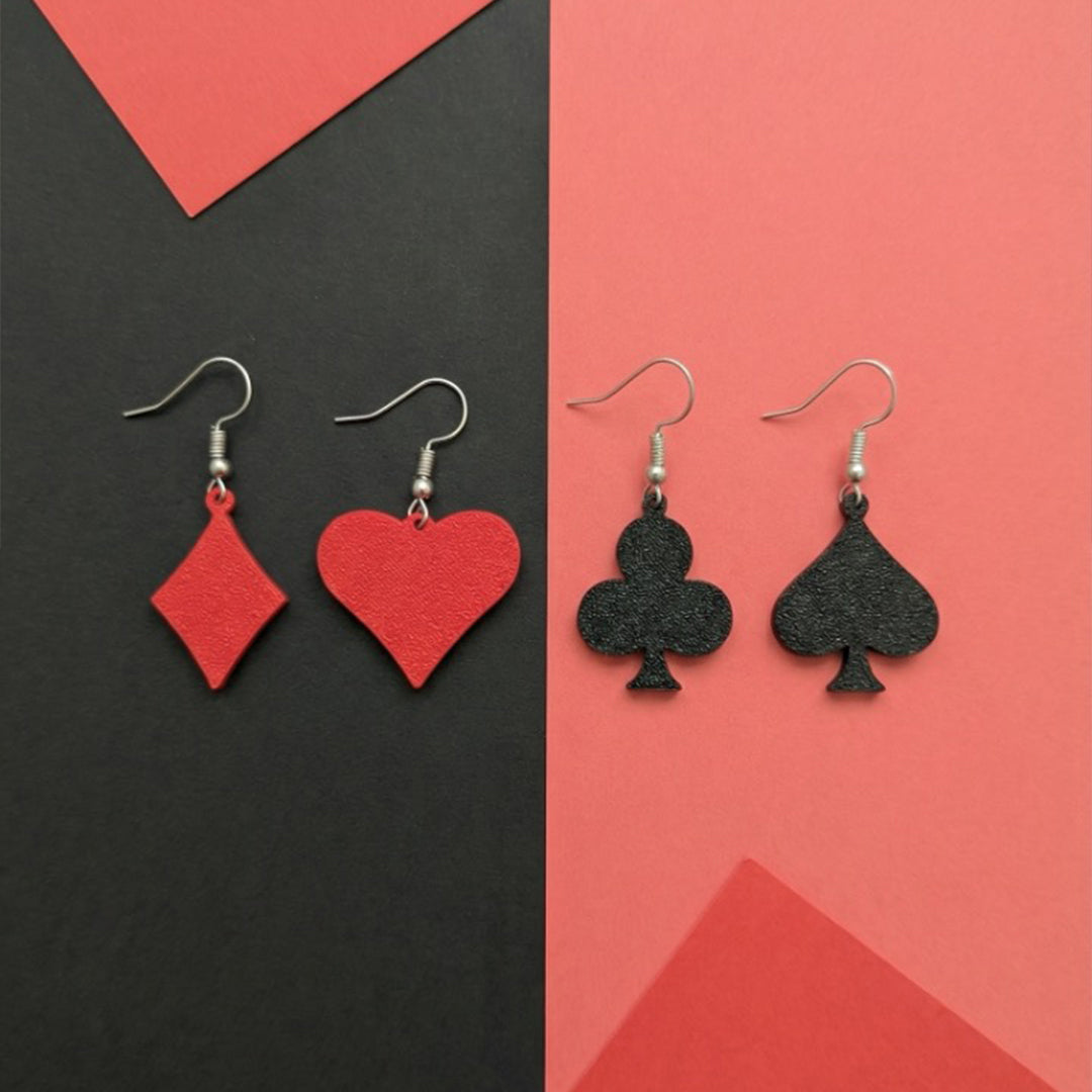 Ace Card Earrings