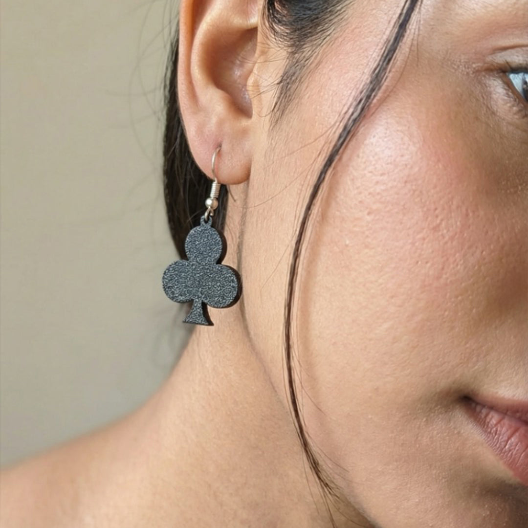 Ace Card Earrings