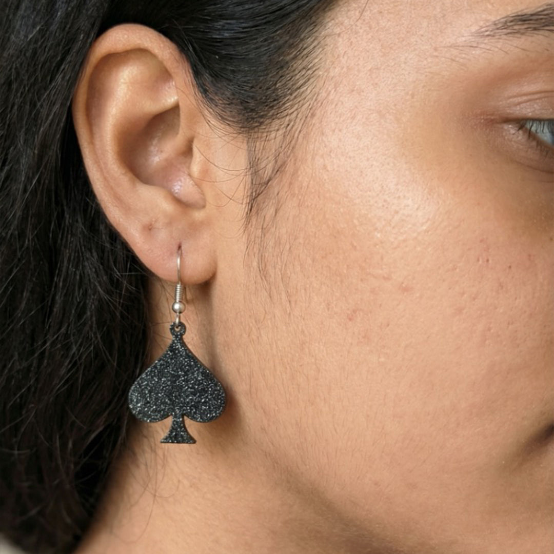 Ace Card Earrings