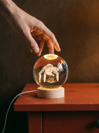 Rocky’s Safe Haven - Crystal Orb Lamp