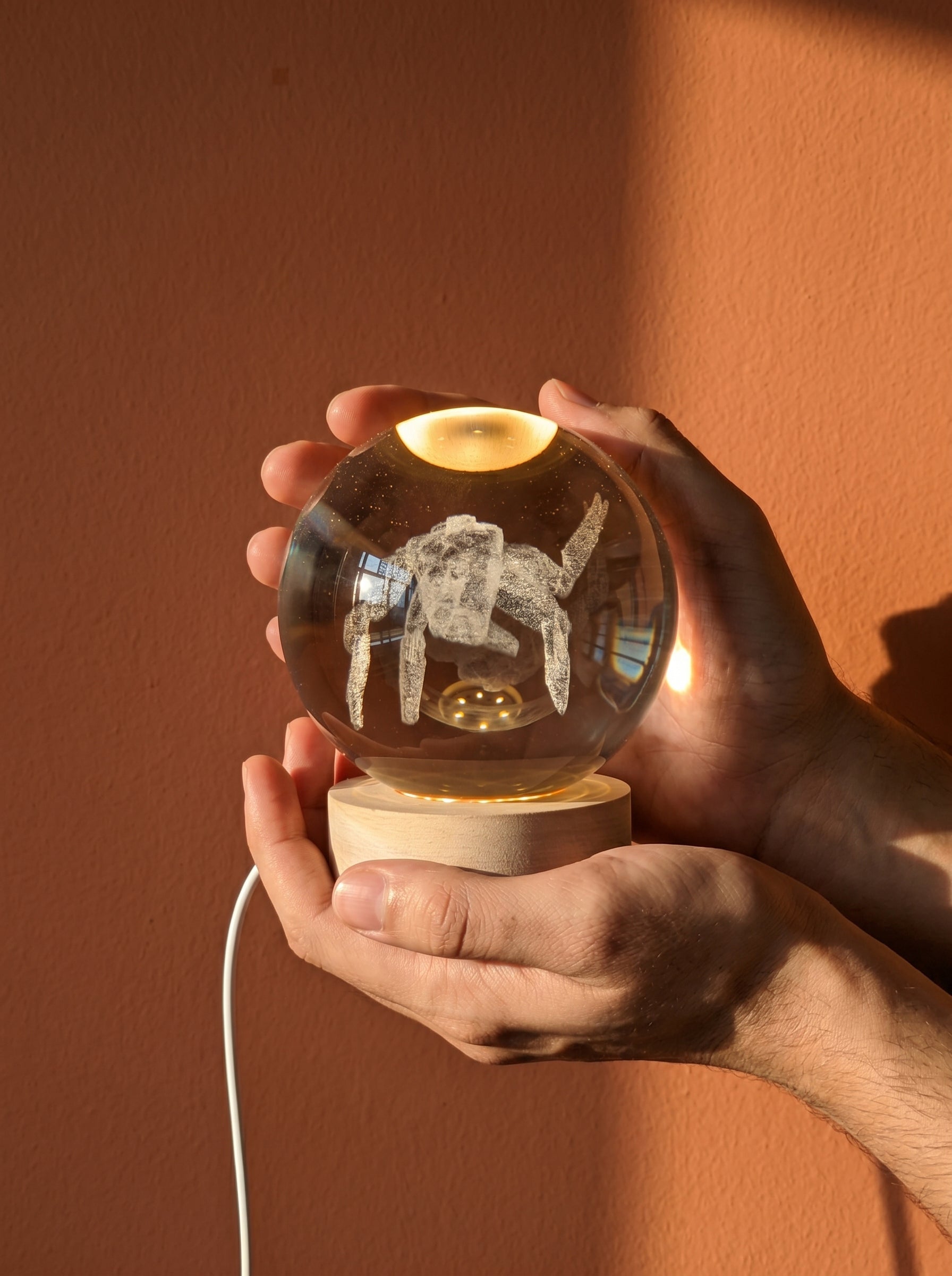 Rocky’s Safe Haven - Crystal Orb Lamp