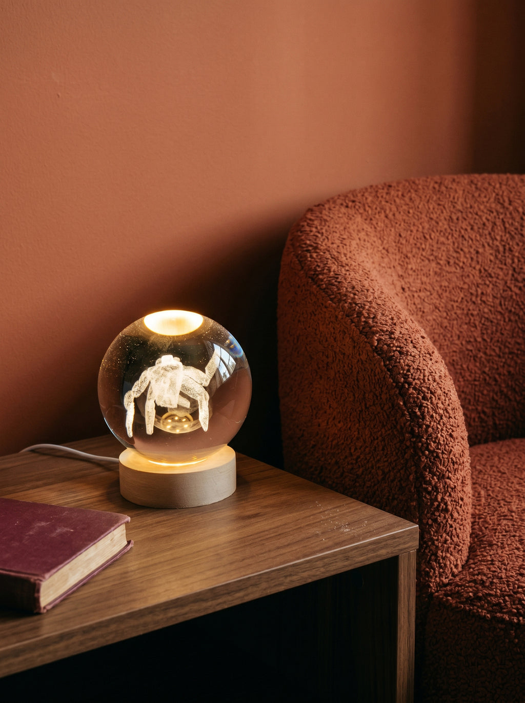 Rocky’s Safe Haven - Crystal Orb Lamp