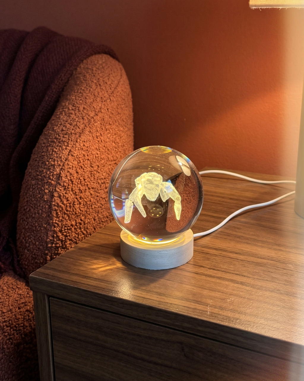 Rocky’s Safe Haven - Crystal Orb Lamp