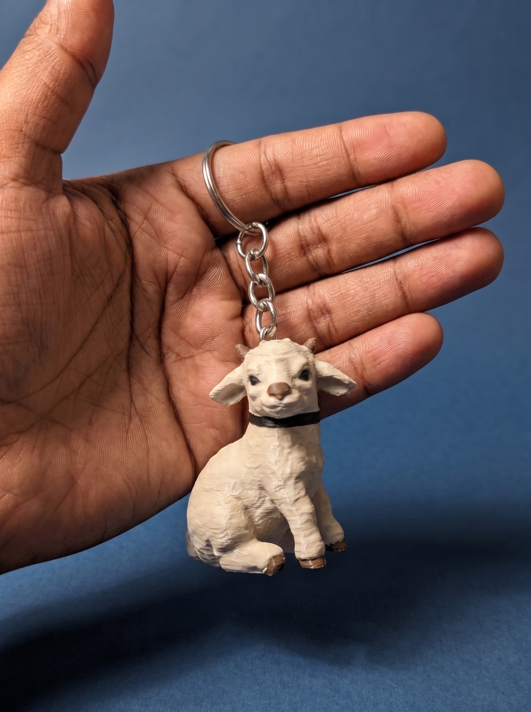 Baby Goat Keychain
