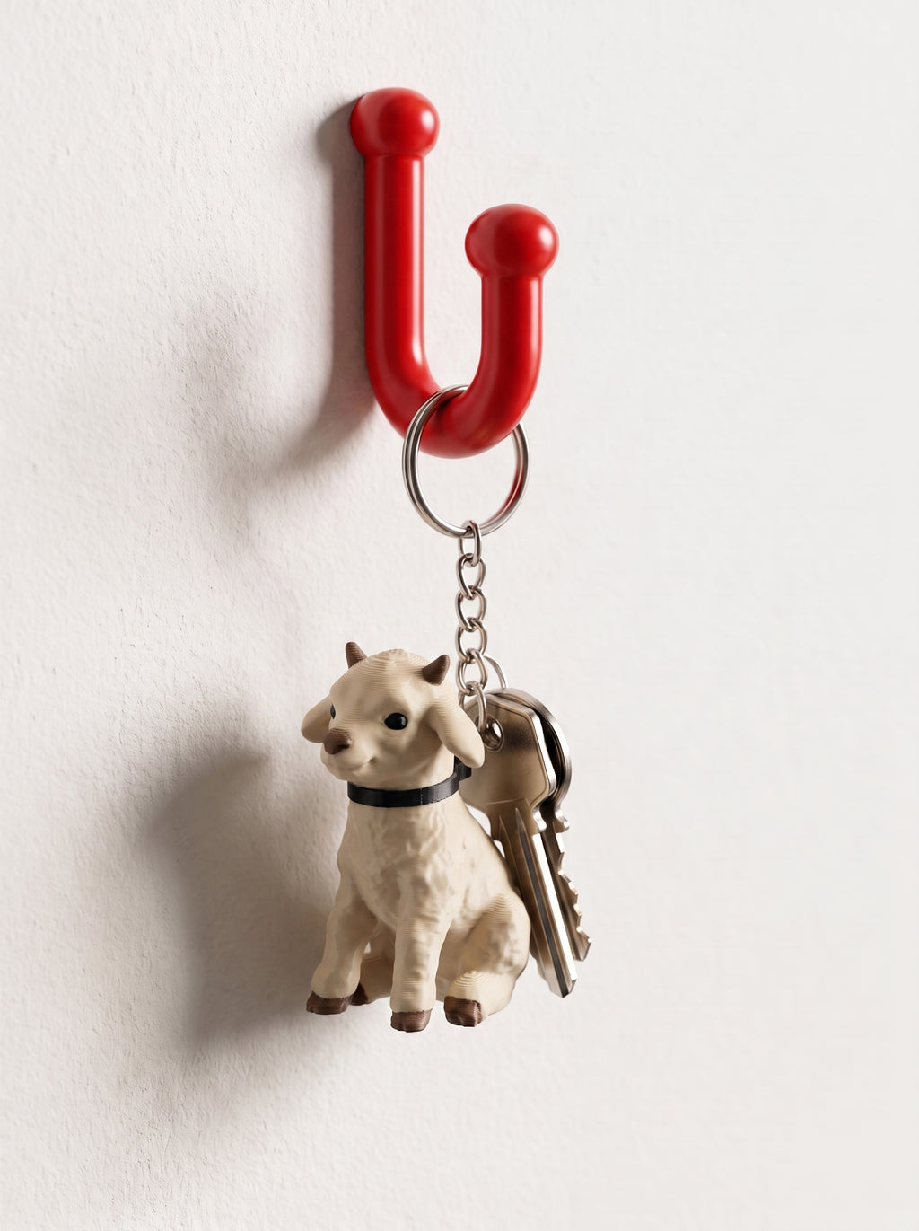 Baby Goat Keychain