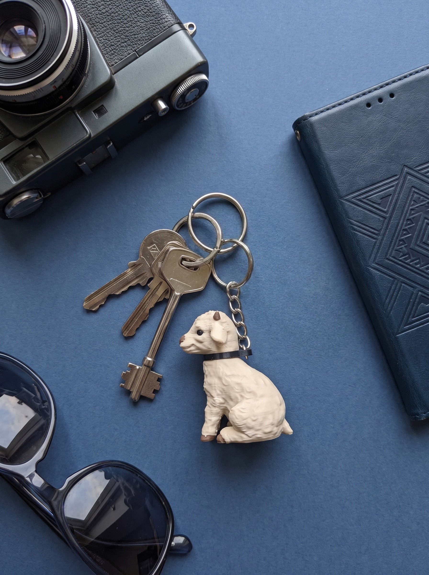 Baby Goat Keychain