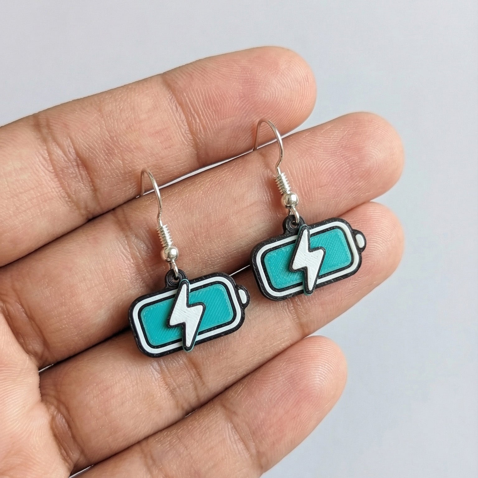 Full Charged Battery Earrings