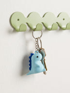 Blue Cute Dino Keychain