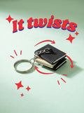 Bookworm Keychain