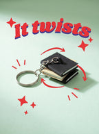 Bookworm Keychain