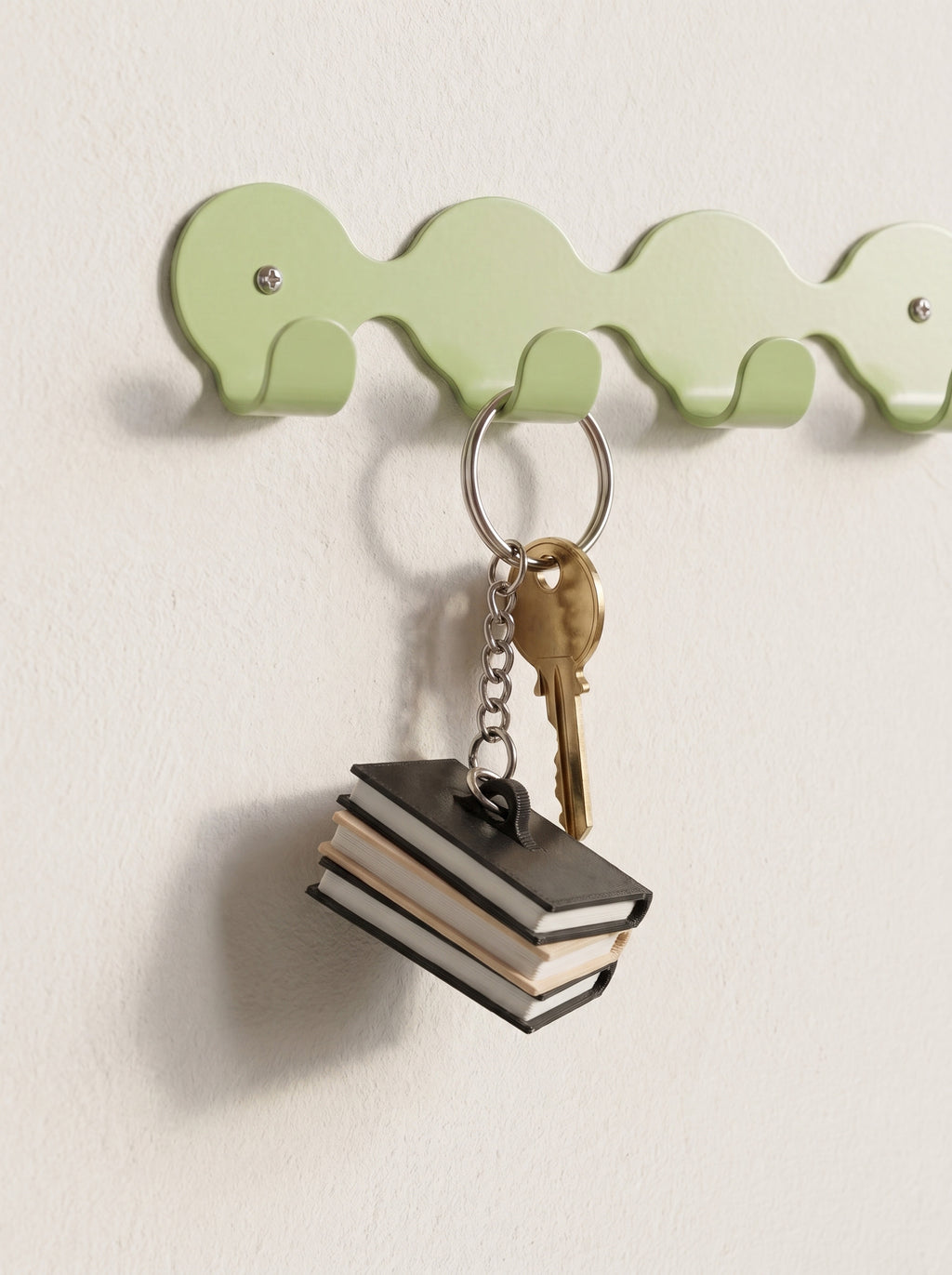 Bookworm Keychain