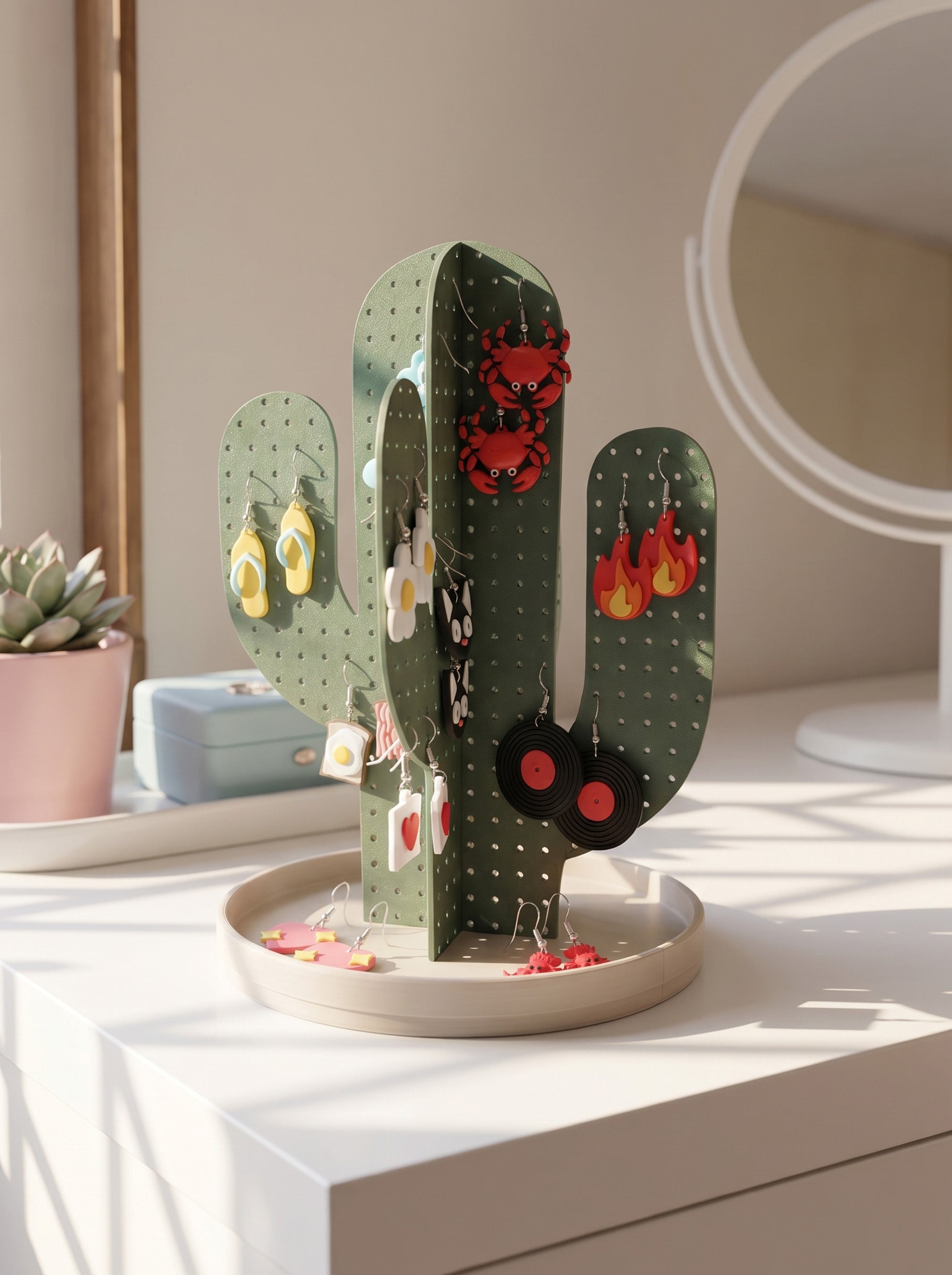 Cactus Earring Stand