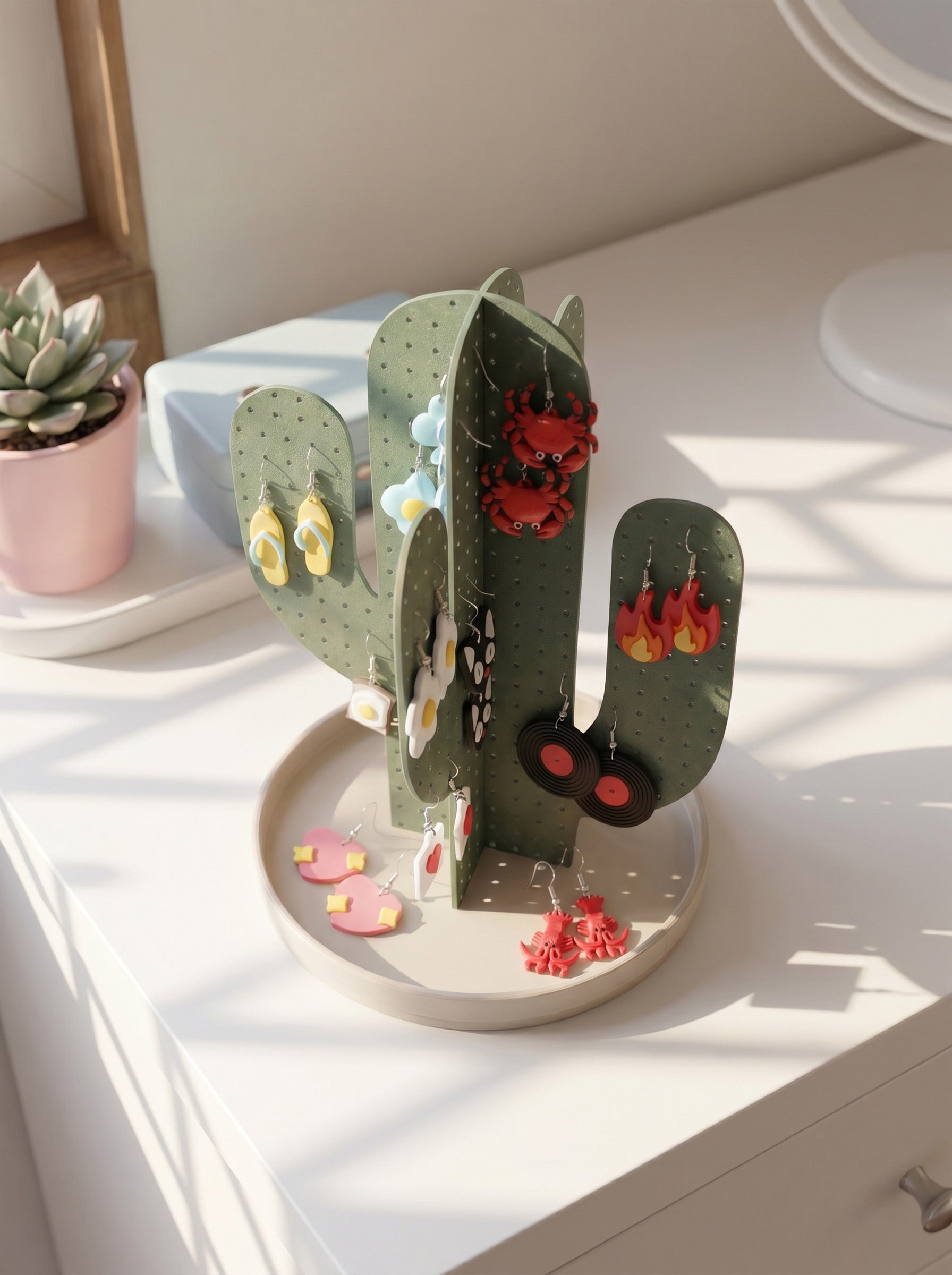 Cactus Earring Stand