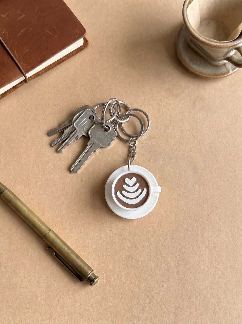 Cappucino Keychain