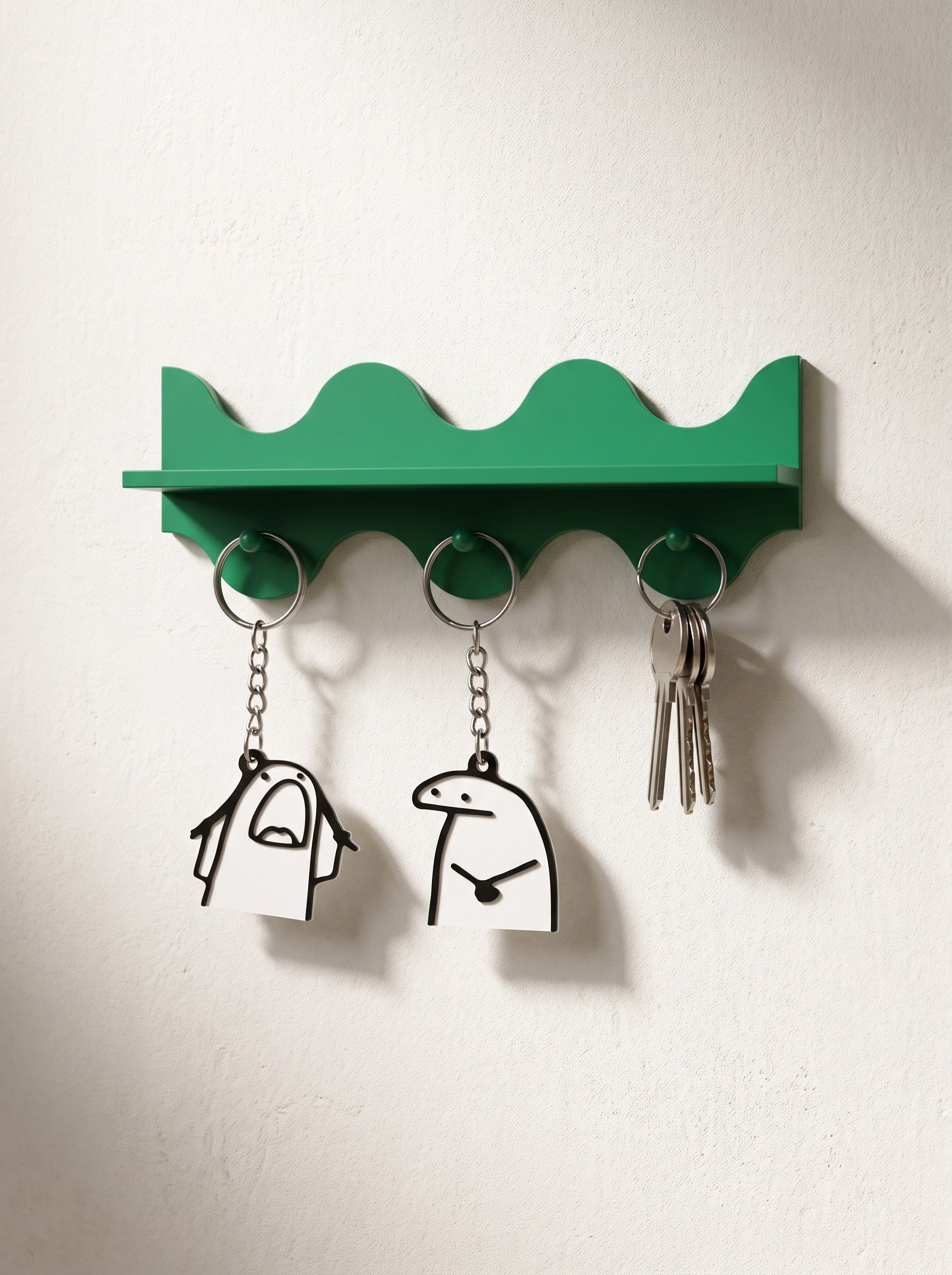 Chaotic Couple Flork Keychains
