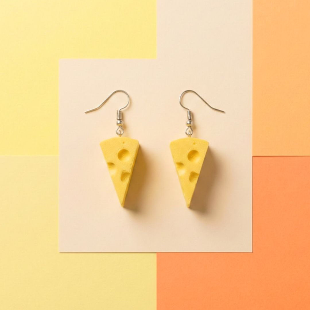 Cheesy Earrings