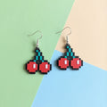 Cherry Pixel Earrings