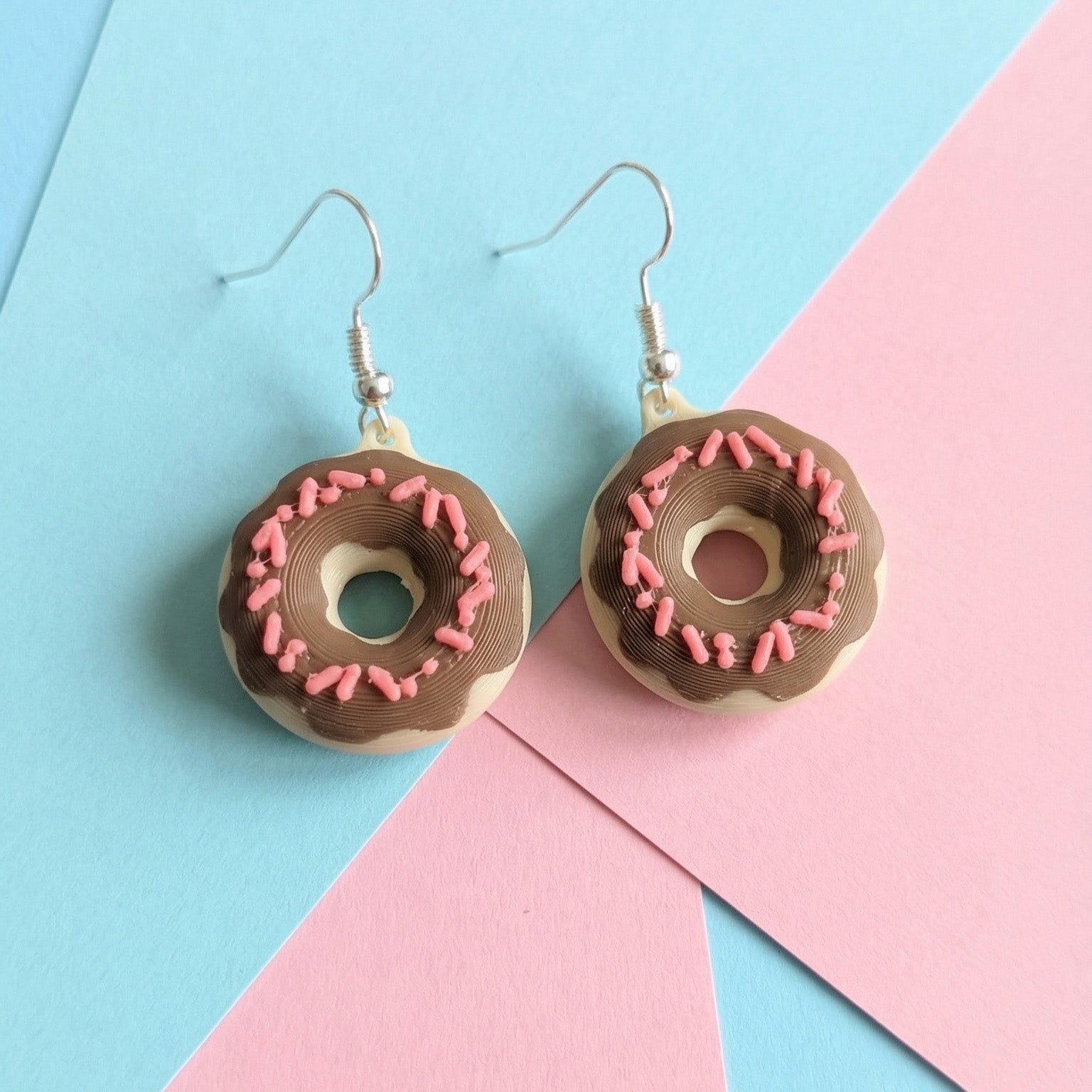 Chocolate Donut Earrings