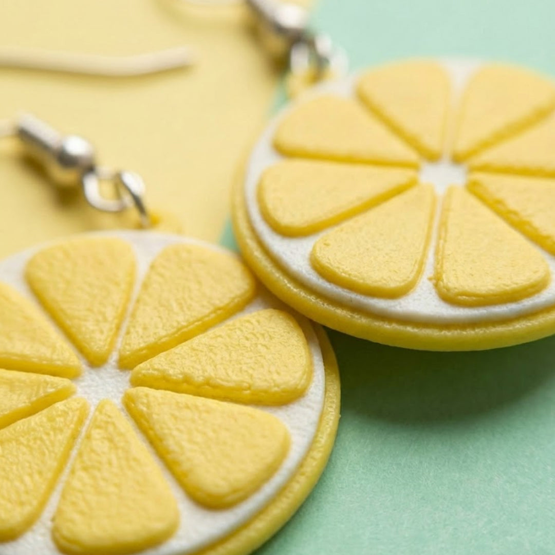 Lemon Citrus Earrings