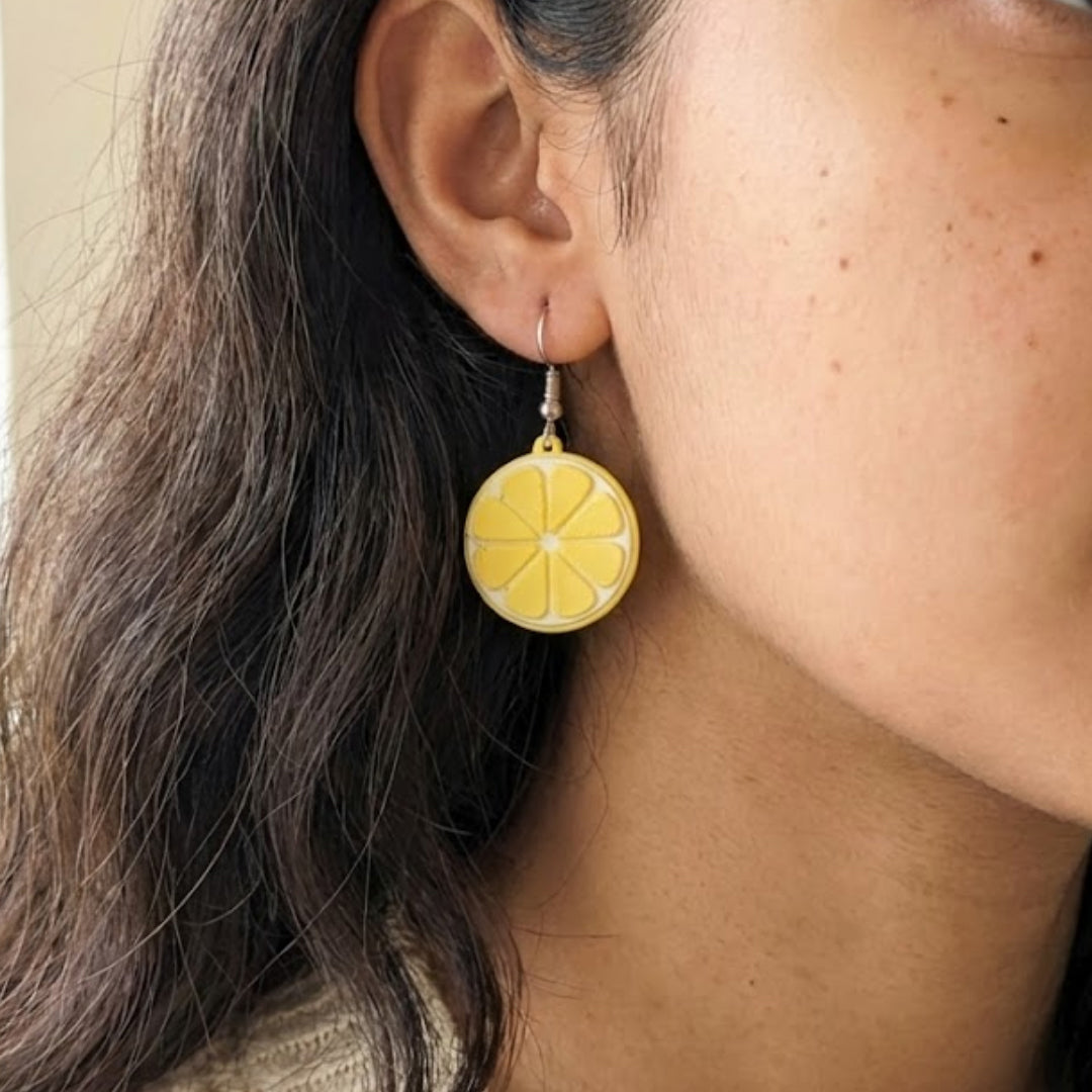 Lemon Citrus Earrings