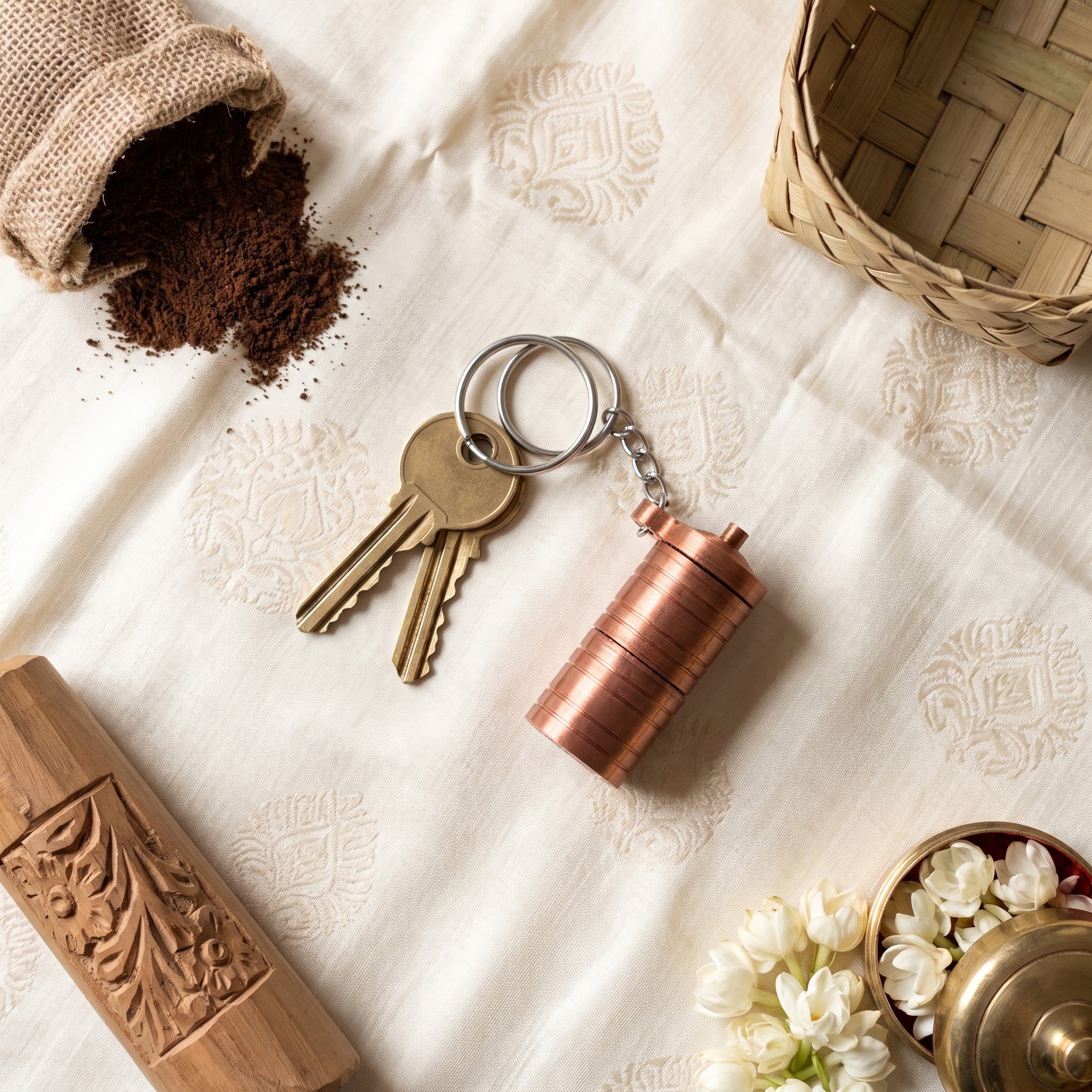 Coffee Filter Keychain