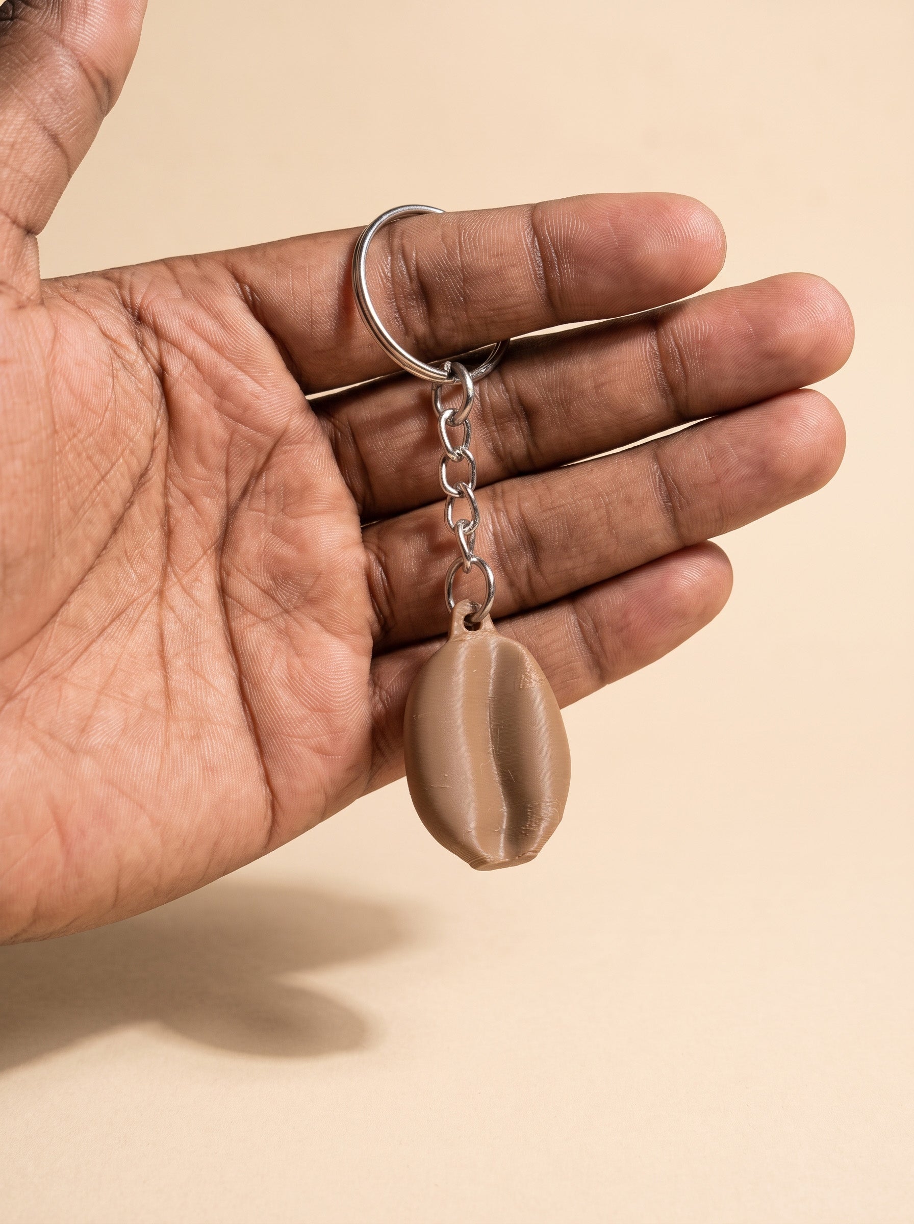 Coffee Bean Keychain