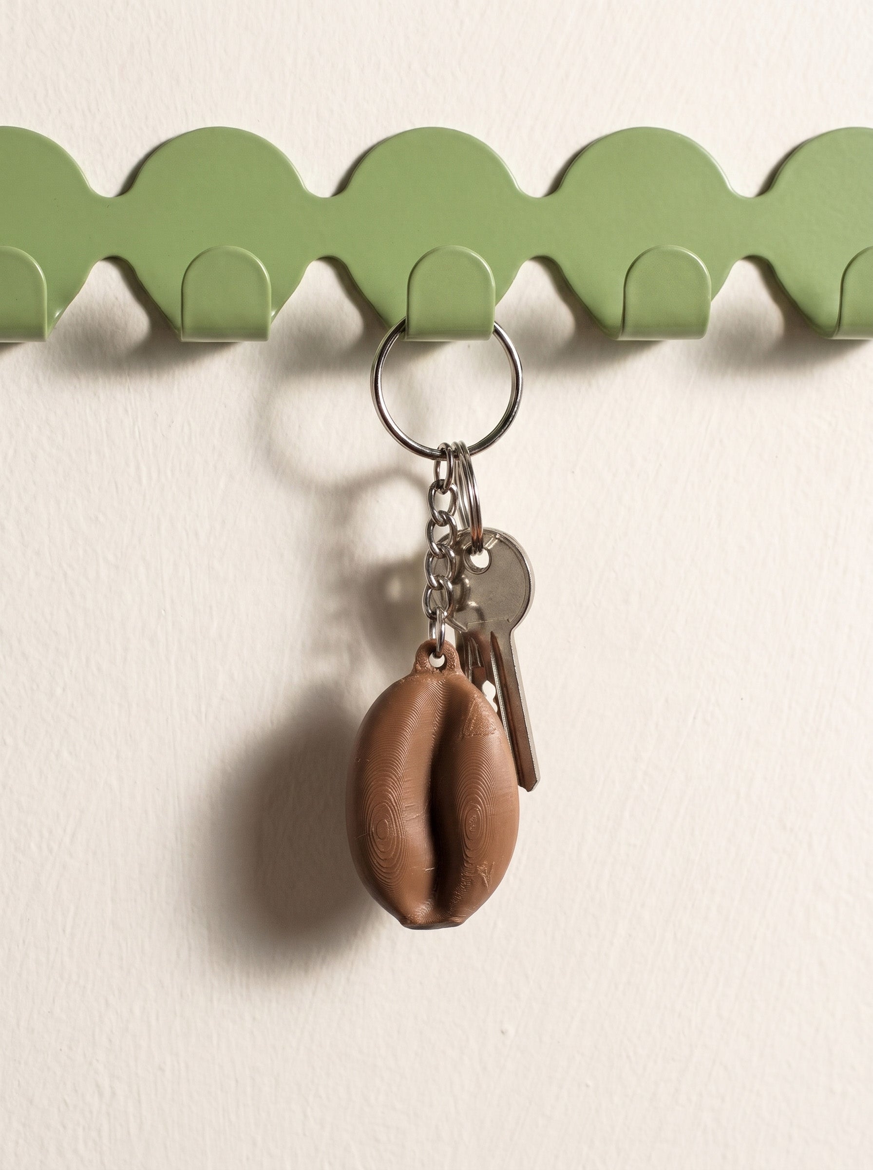 Coffee Bean Keychain
