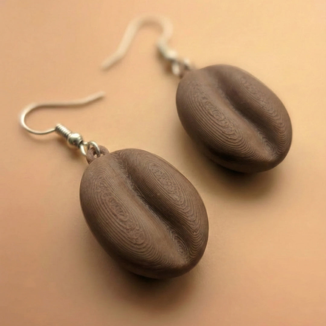 Coffee Bean Earrings