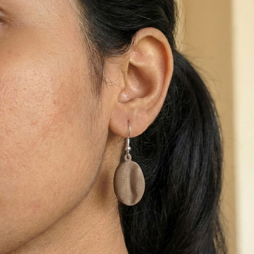 Coffee Bean Earrings