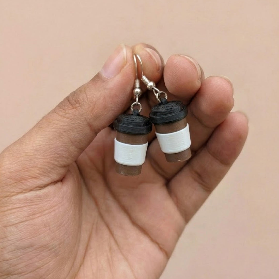 Coffee To Go Earrings