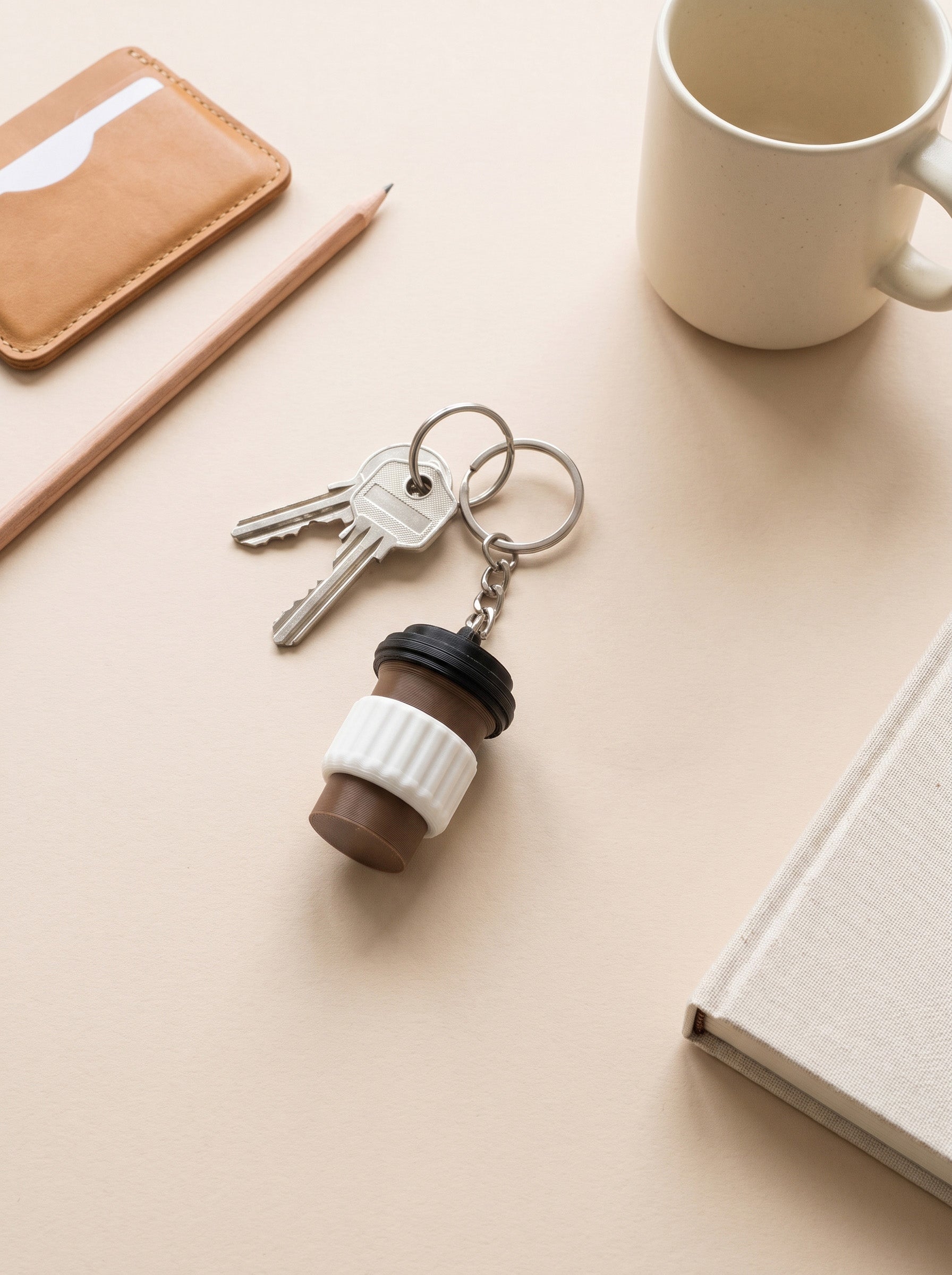 Coffee to go Keychain