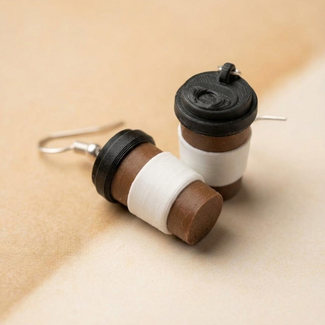 Coffee To Go Earrings
