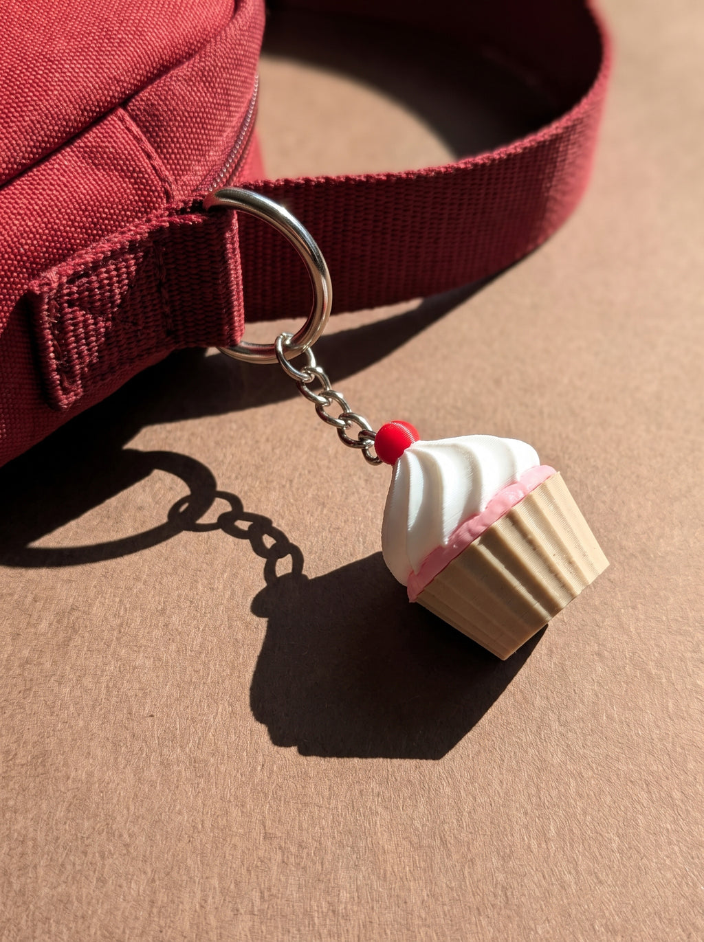 Cupcake Keychain