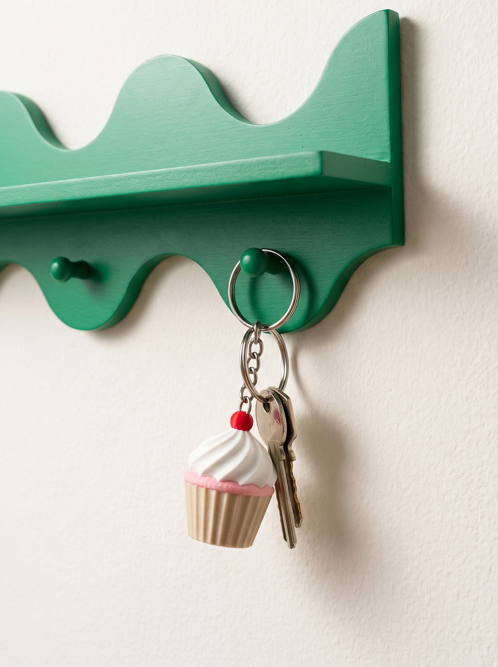 Cupcake Keychain