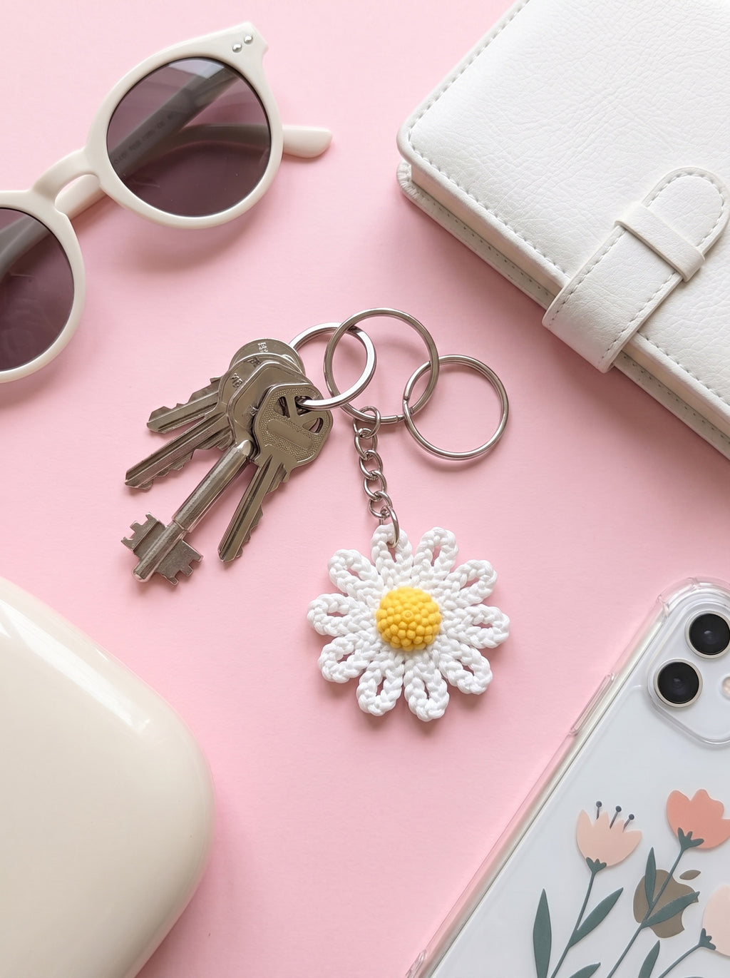 Daisy Bloom Keychain