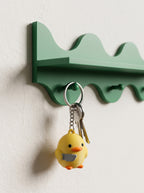 Duck with Knife Keychain