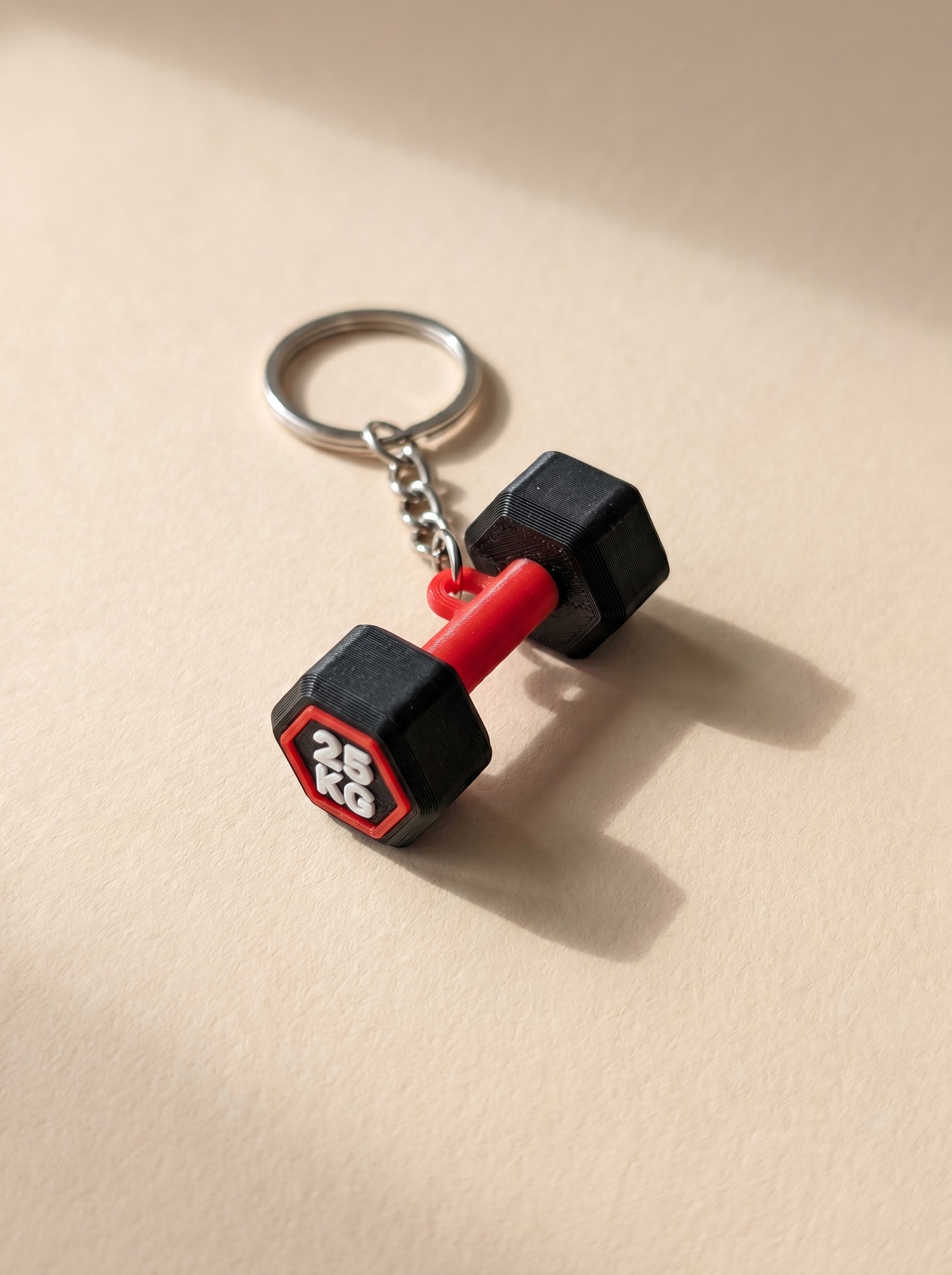 Dumbell Keychain
